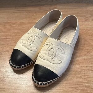 Chanel Leather Espadrilles 37